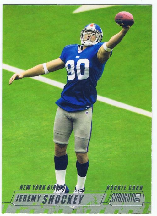 Jeremy Shockey New York Giants Football Cards