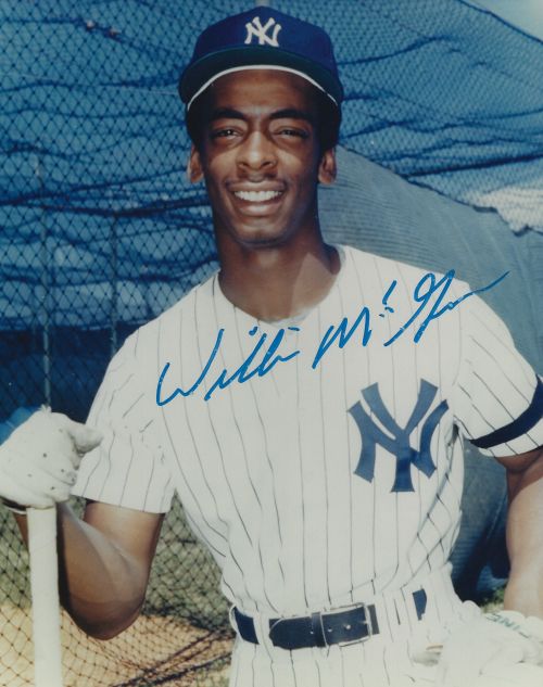 Willie McGee Memorabilia, Autographed Willie McGee Collectibles