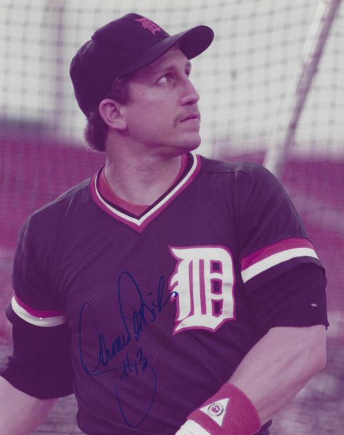Detroit Tigers Lance Parrish Autographed Photo