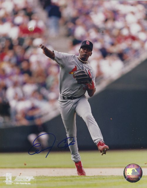 Edgar Renteria Autographed Jersey