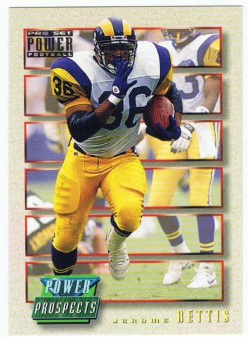 Bettis, Jerome 1993 Power Update Prospects Gold Rookie | RK Sports ...